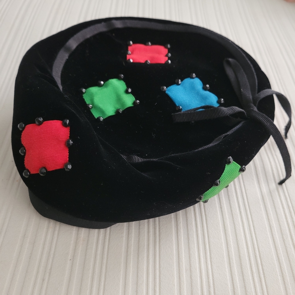 Colorful Beret with Ribbon - Picture 4 of 5